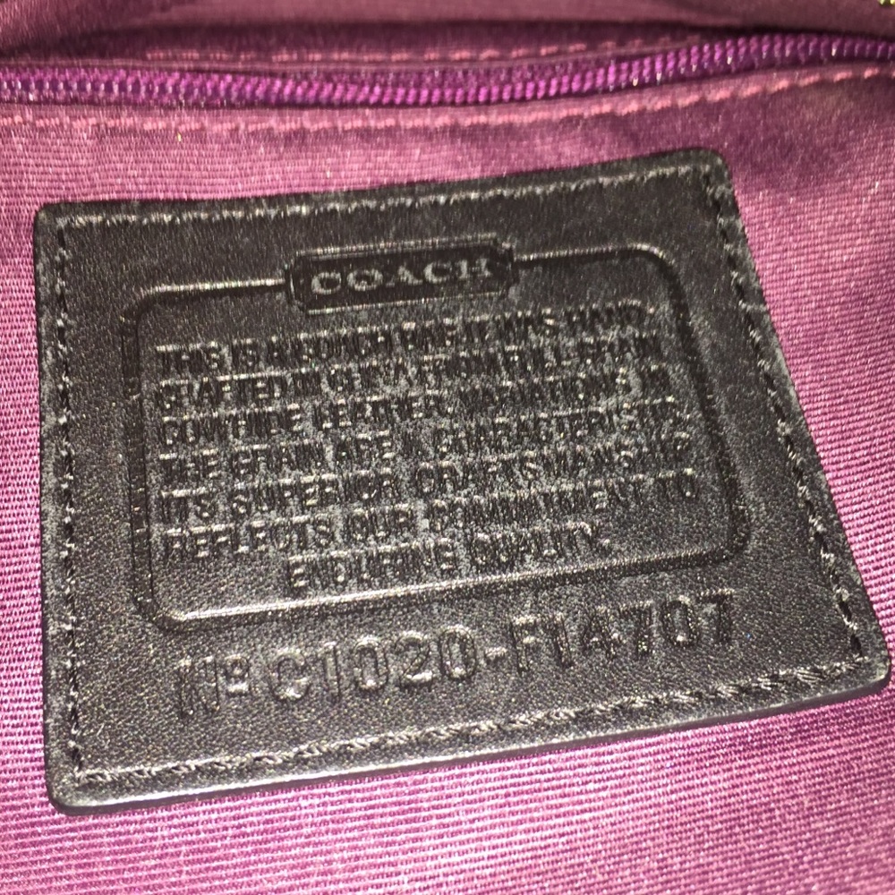 Coach’s Steel Gray Zippered Hobo - Picture 12 of 13